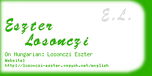 eszter losonczi business card